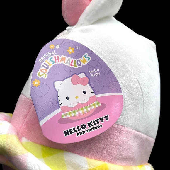 🆕 Squishmallow Sanrio Hello Kitty Plaid Dress Easter 2023 - Picture 3 of 6